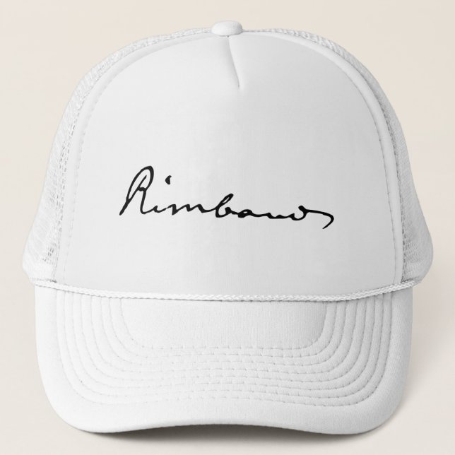 Casquette Signature de Arthur Rimbaud (Devant)