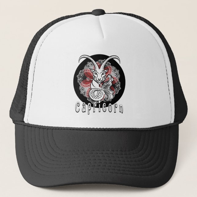 Casquette signe capricorn zodiac design par chennai Indipup (Devant)