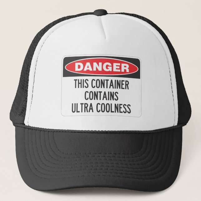 Casquette signe de danger (Devant)
