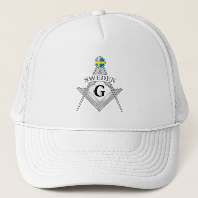 Casquette signe de franc-maçonnerie suédois (Devant)