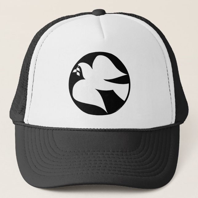 Casquette Signe de la colombe de la paix (Devant)