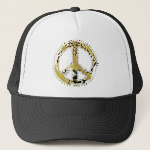 Casquette Signe de paix de poster de animal I + votre