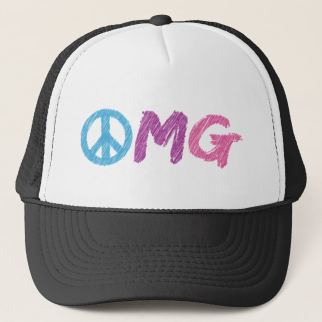 Casquette signe de paix d'omg (Devant)
