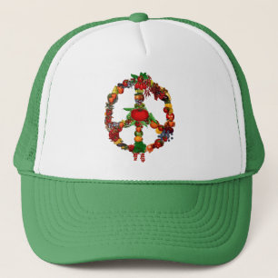 Casquette Signe de paix végétarien