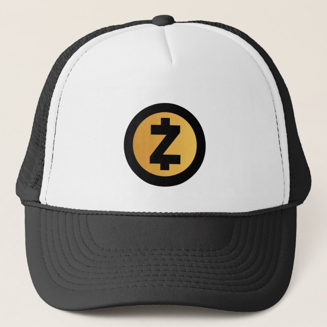 Casquette SIGNE DE PIÈCE cool Zcash CryptoCurrency (Devant)