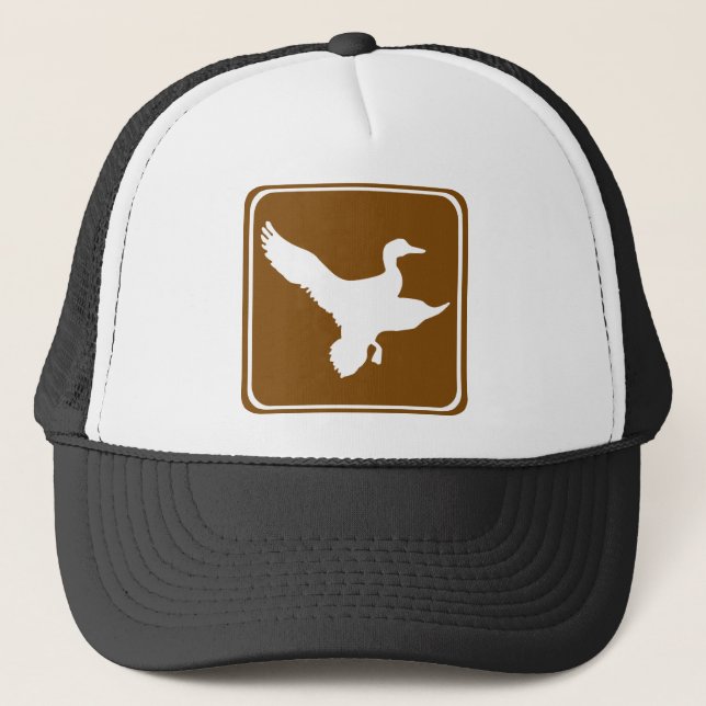 Casquette Signe de route de chasse de canard (2) (Devant)