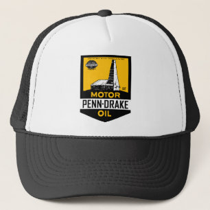 Casquette Signe vintage d'huile de moteur de Penn Drake