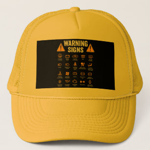 Casquette Signes d'avertissement de conduite amusant 101 Aut