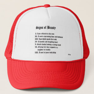 Casquette Signes de beauté