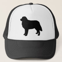 Silhouette Bernese Mountain Dog