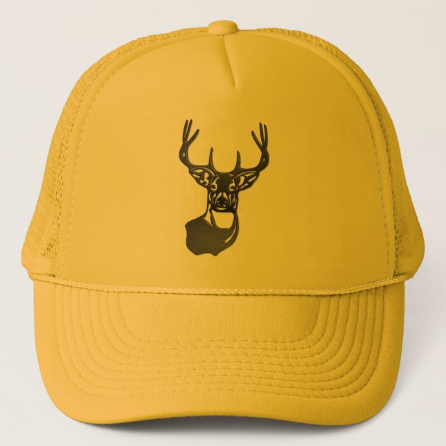 Casquette Silhouette - Buck Deer à queue blanche (Devant)