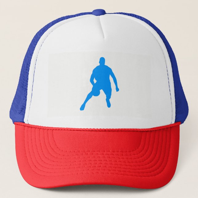 Casquette Silhouette de basket (Devant)