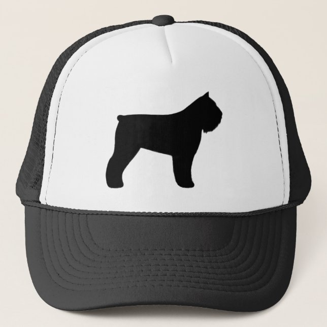 Casquette Silhouette de Bouvier des Flandres (Devant)