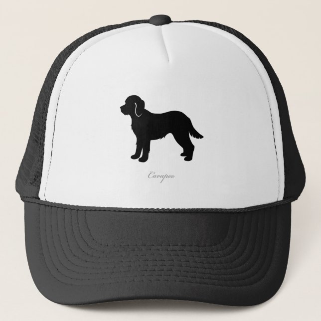 Casquette Silhouette de Cavapoo (Devant)