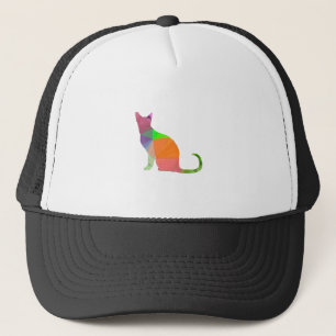 Casquette Silhouette de chat à faible densité