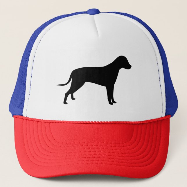 Casquette Silhouette de chien (Devant)