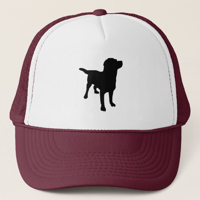Casquette Silhouette de chien (Devant)