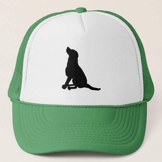 Casquette Silhouette de chien (Devant)