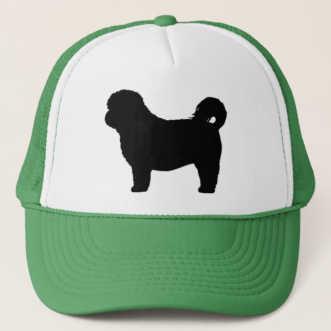 Casquette Silhouette de chien Shih Tzu (Devant)