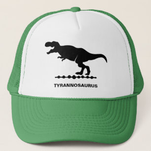 Casquette Silhouette de dinosaure Tyrannosaurus