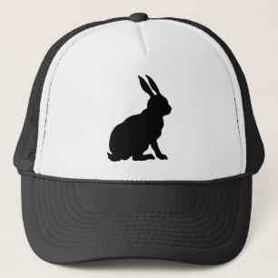 Casquette Silhouette de lapin noir