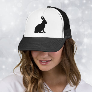 Casquette Silhouette de lapin noir