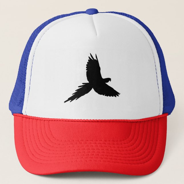 Casquette Silhouette de perroquet (Devant)