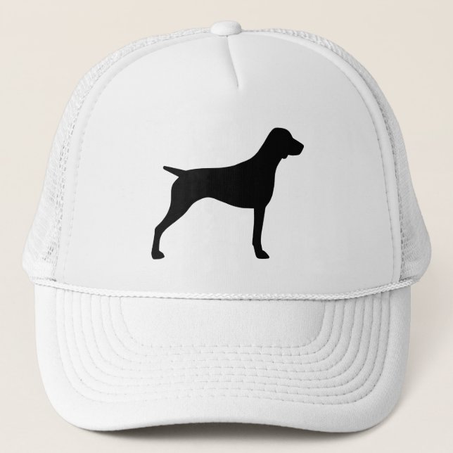 Casquette Silhouette de Pointer allemand à poil court (Devant)