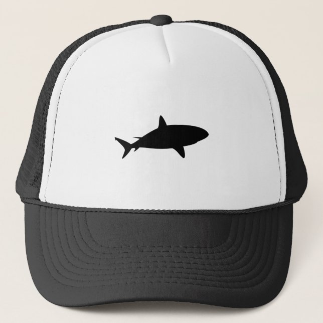 Casquette Silhouette de requin (Devant)
