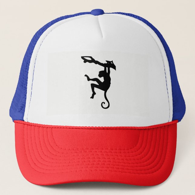Casquette Silhouette de singe (Devant)