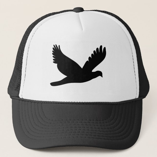 Casquette Silhouette des oiseaux (Devant)