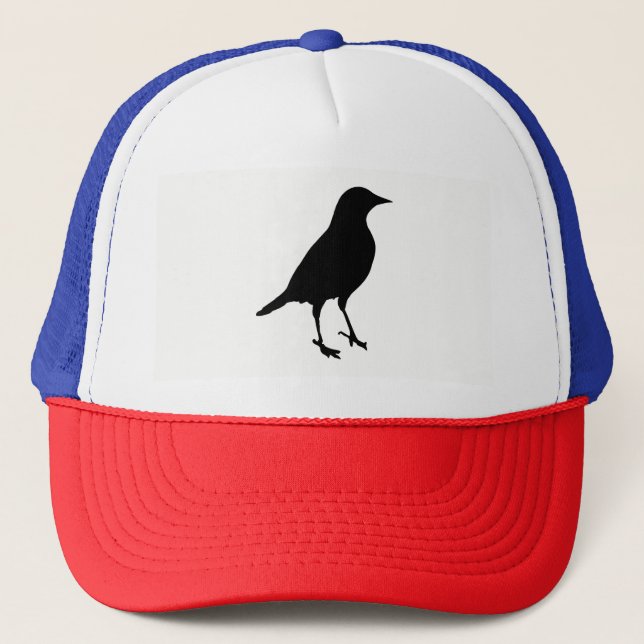 Casquette Silhouette des oiseaux (Devant)