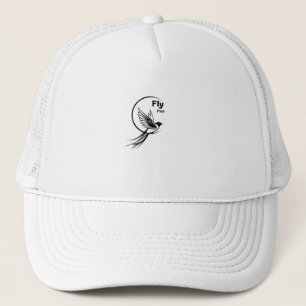 Casquette Silhouette d'oiseau minimaliste "Fly Free"