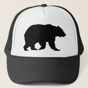 Casquette Silhouette d'ours grizzly chapeau d'ours