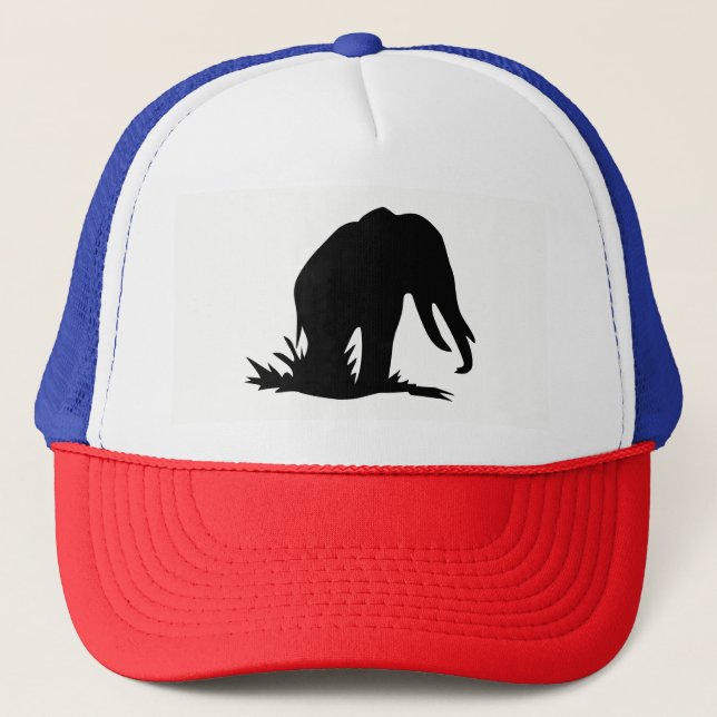 Casquette Silhouette éléphante (Devant)