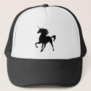 Casquette Silhouette Unicorne Noire