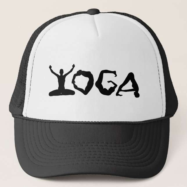 Casquette Silhouettes de yoga (Devant)