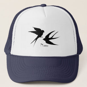 Casquette Silhouettes d'oiseaux hirondelles Thunder_Cove 