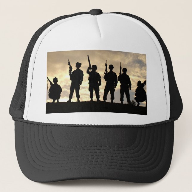 Casquette Silhouettes du soldat (Devant)