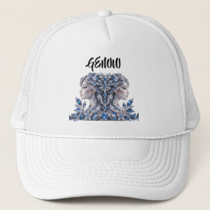 Casquette Silver Crystal Gemini Luxury Collection