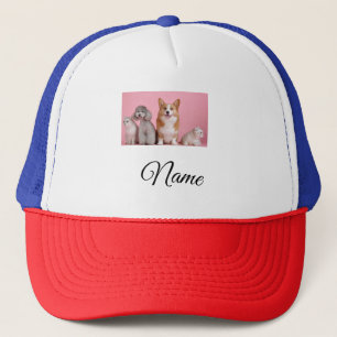 Casquette Simple animal coloré ajoutez nom photo personnalis