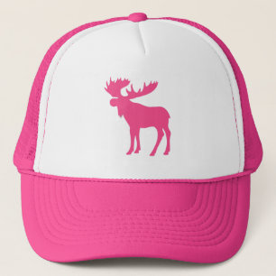 Casquette simple d'orignal rose