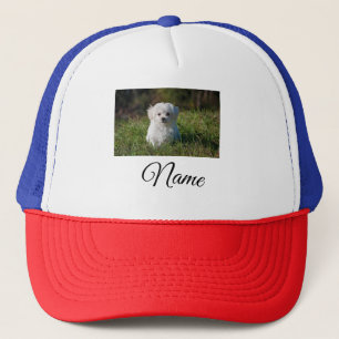 Casquette Simple jeté de photo personnalisée avec nom d'anim