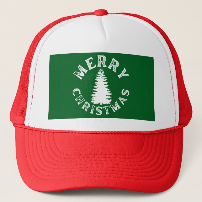 CASQUETTE SIMPLE JOYEUX ARBRE DE NOËL (Devant)