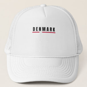 Casquette Simple moderne Danemark LETTRE Danoise Drapeau Sou