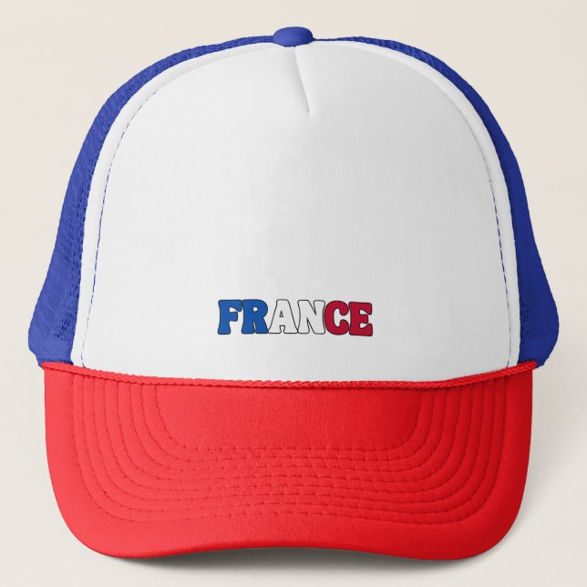 Casquette Simple moderne France National Drapeau (Devant)