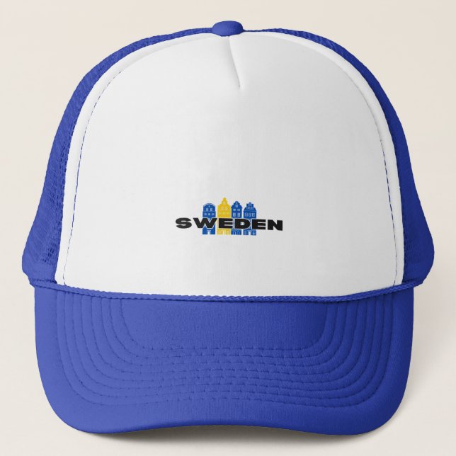 Casquette Simple Moderne Suède Pays Suédois Drapeau Souvenir (Devant)