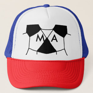 Casquette Simple monogramme ajouter votre nom lettre man min