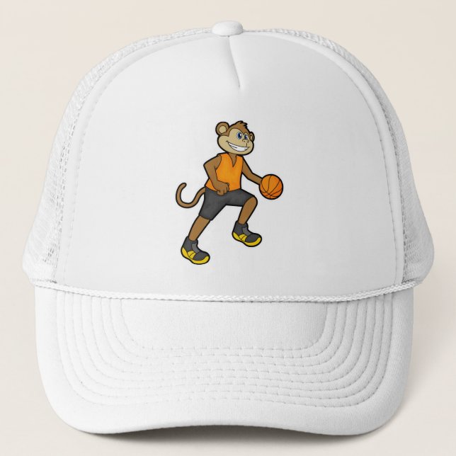 Casquette Singe au basketball (Devant)