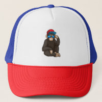 Singe avec lunettes de soleil